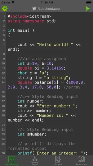 C/C++ Programming Compiler screenshot 1