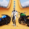 Stunts Motor Bike Super Heroes icon