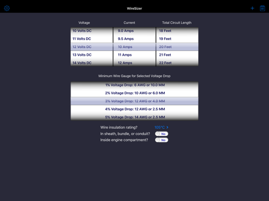 Screenshot #4 pour WireSizer