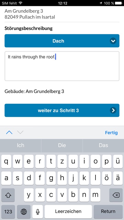 Wohnbau Pullach Störungsmelder