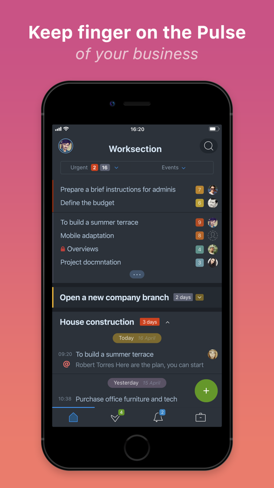 #2. Worksection (iOS) โดย: Valeriy Galyant