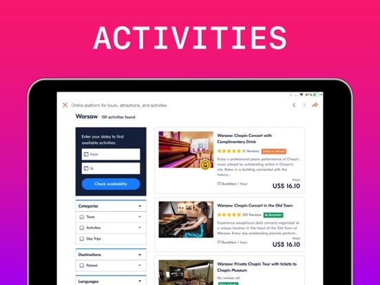 Warsaw Travel Guide . iPad screenshot 6 - Travel app