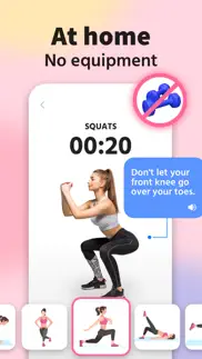 female fitness - fit at home iphone screenshot 2