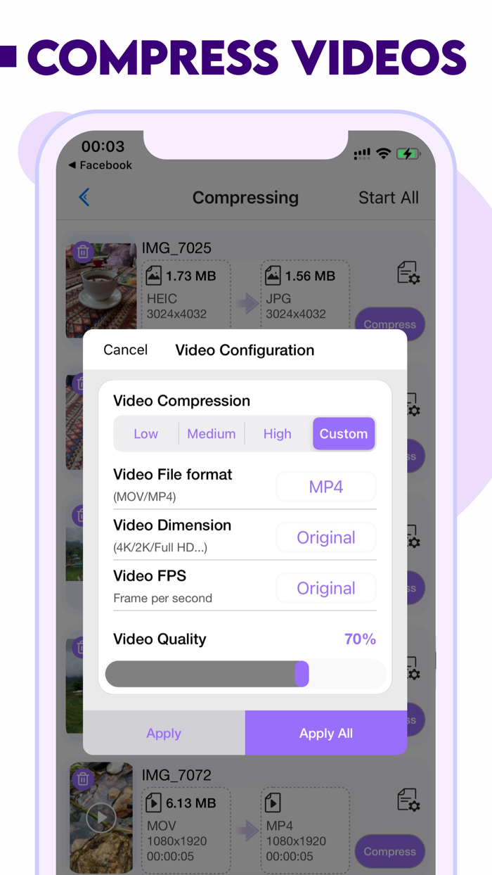 Video Compressor and Reduce size