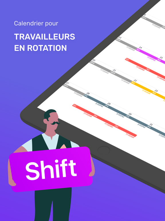 Screenshot #4 pour Shift Days - Planning Travail