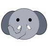 elephant ball sticker