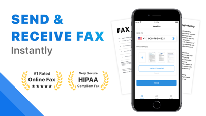 Fax App to Send Documents Screenshot