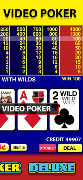 Game screenshot Video Poker Deluxe Casino apk