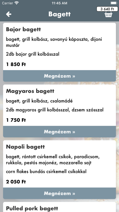 Dzsem Gastrobar Screenshot