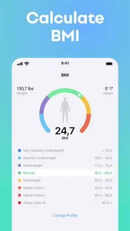 Game screenshot Weight Tracker, Calculate BMI apk
