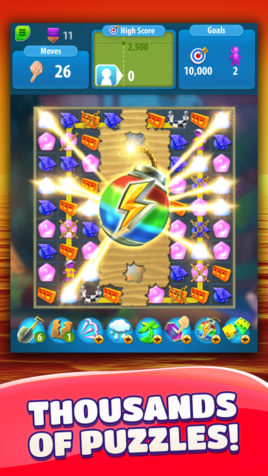 Gummy Drop! Match 3 Puzzles Screenshot