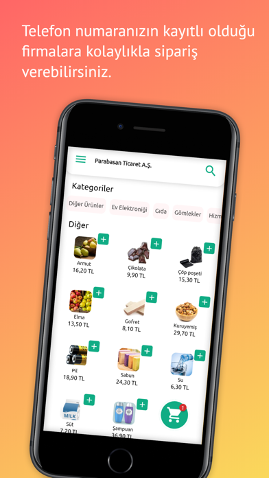 BizimSiparis Screenshot