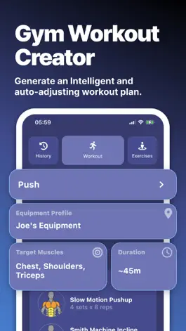 Game screenshot Gym Streak AI: Workout Planner apk
