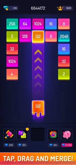 Game screenshot Merge Block - Number Drop mod apk