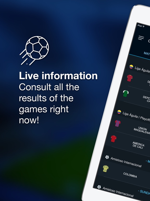 Colombian soccer scores
