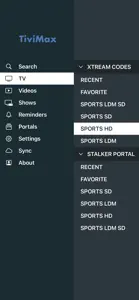 Tivimax IPTV Player (Mobile) screenshot #1 for iPhone