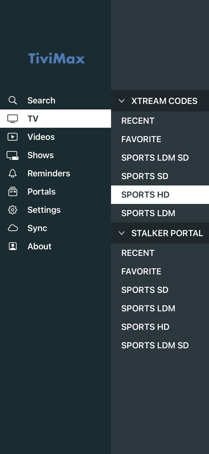 Tivimax IPTV Player Mobile