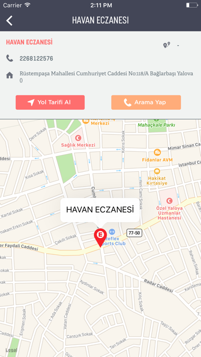 Nöbetçi Eczane - Yalova Screenshot