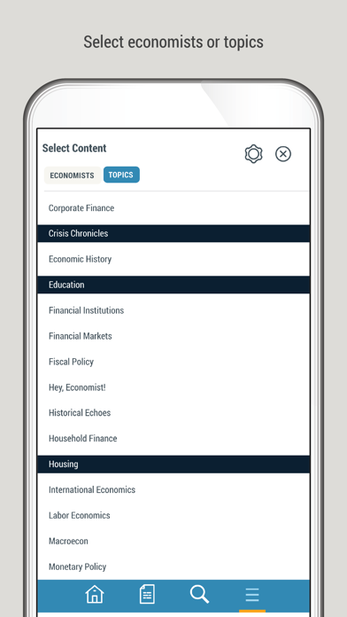 Economic Research Tracker Screenshot