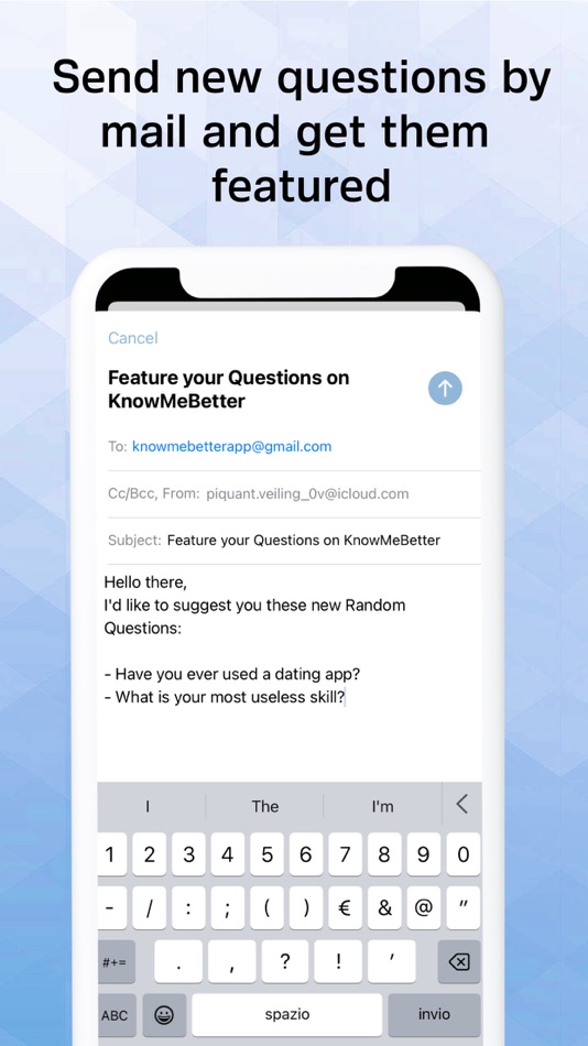 #4. KnowMeBetter: Random Questions (iOS) 由: Giada Ciotola