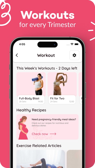 PregTracker: Pregnancy App Screenshot