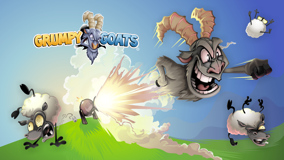 #1. Grumpy Goats (iOS) 由: Verge Games