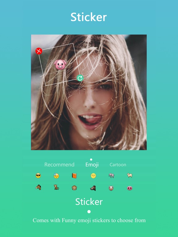 Square Insta Pic iPad screenshot 5 - Photo & Video app