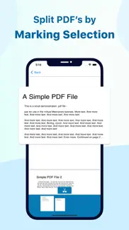 easily merge & spilt pdf file iphone screenshot 2