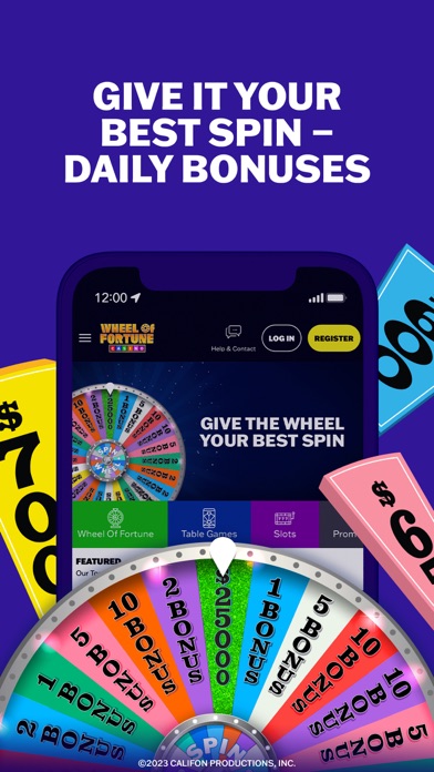 Wheel of Fortune - NJ Casino Screenshot