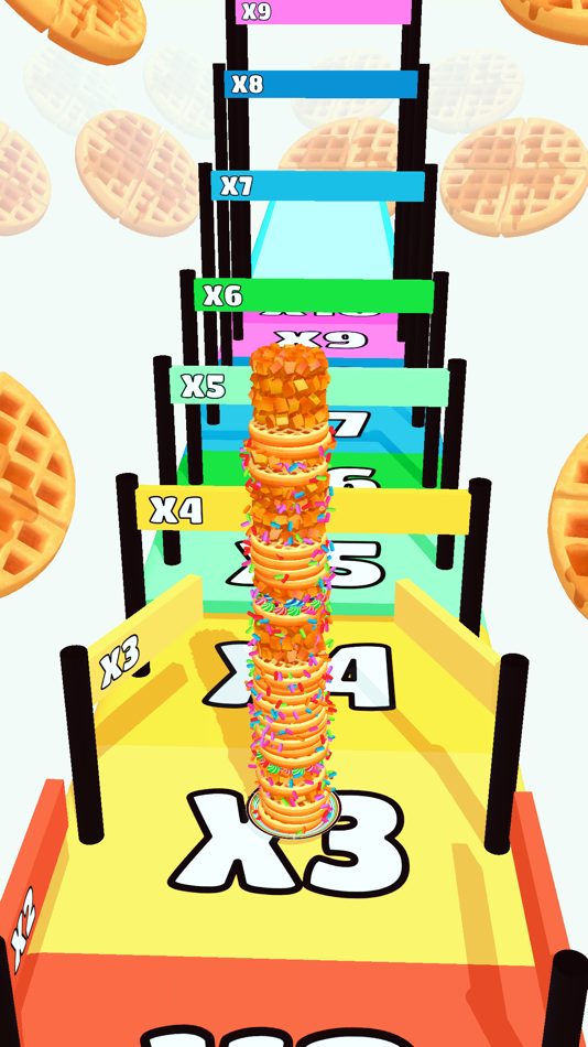 #4. Pancake Stack - Cake run 3d (iOS) By: Adnan Sohail