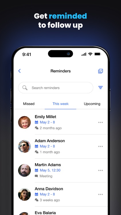 Covve CRM Manage your contacts screenshot-3