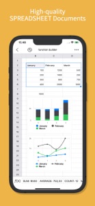 The Spreadsheet App. - Sheets screenshot #4 for iPhone