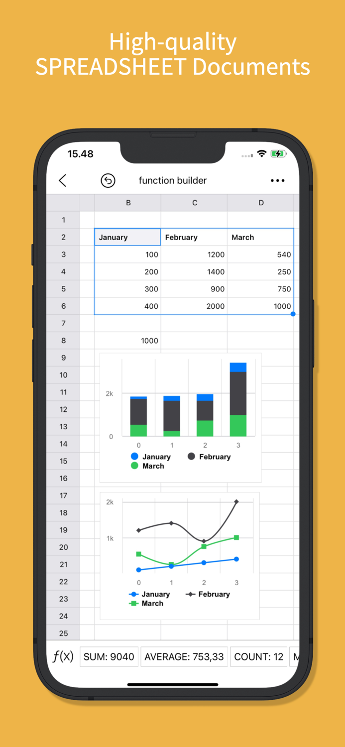 The Spreadsheet App.