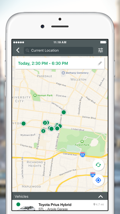 Enterprise CarShare Screenshot