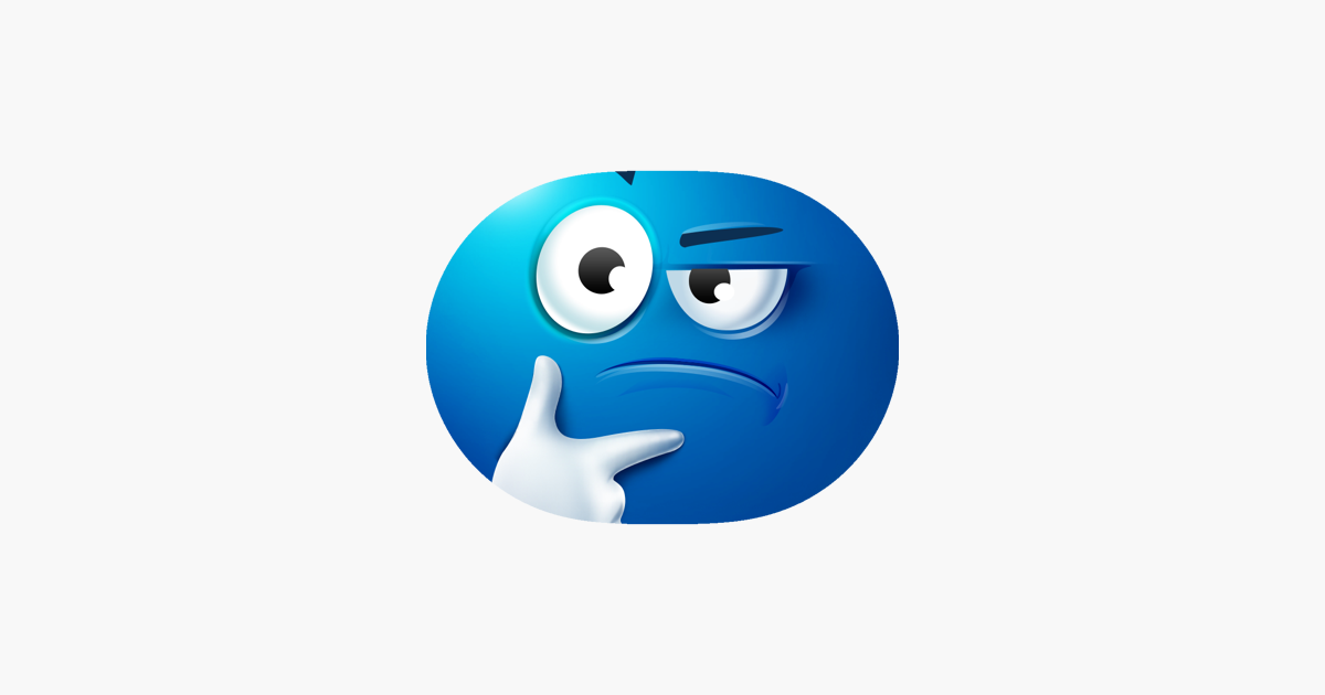 Blue Emoji on the App Store