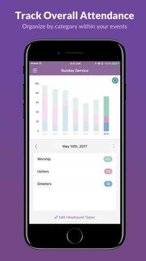 Planning Center Headcounts screenshot 1