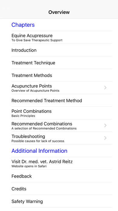Screenshot #1 pour Equine Acupressure
