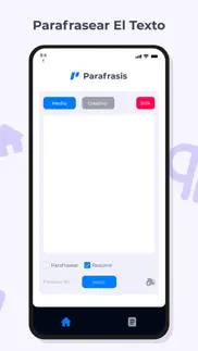 parafrasis iphone screenshot 2