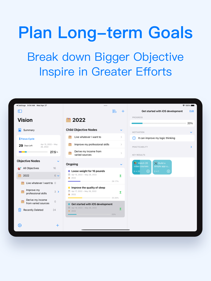 Vision - OKR Goal Management