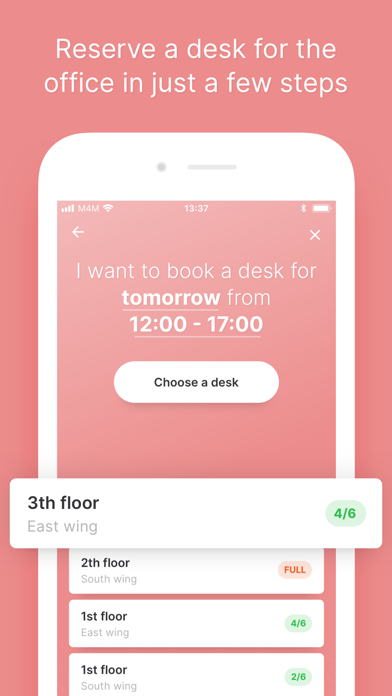 BookMyDesk office Screenshot