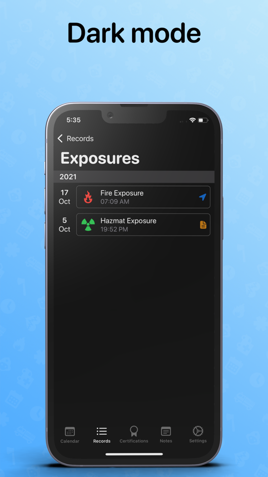 #7. Fire Shift Calendar (iOS) 由: Ayodeji Shoola