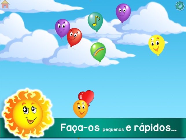 Estourar balões – Jogos da Escola