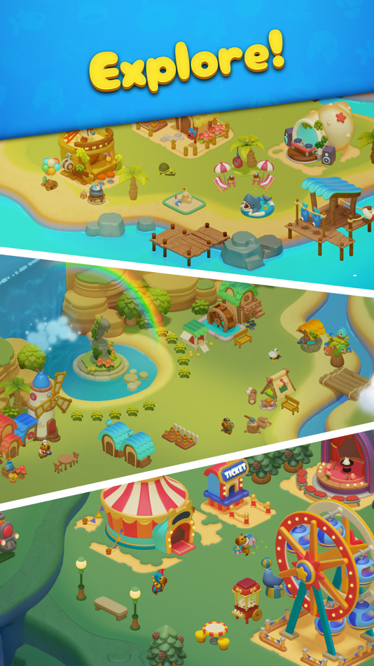 #1. Capybara Land: Match & Design (iOS) 由: CookApps