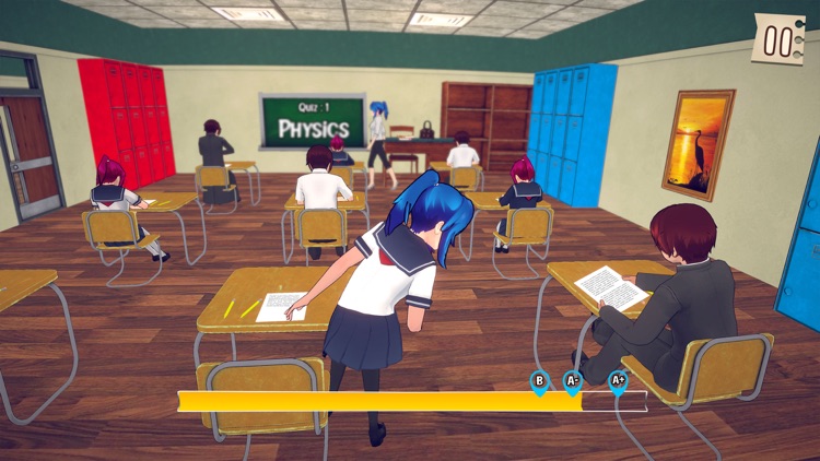 Anime High School Girl Life 3D screenshot-4