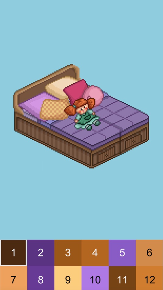 #9. Pixel Art - Color House (iOS) Podle: Rinat Azizov