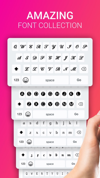 Fonts X for iPhones: Keyboard