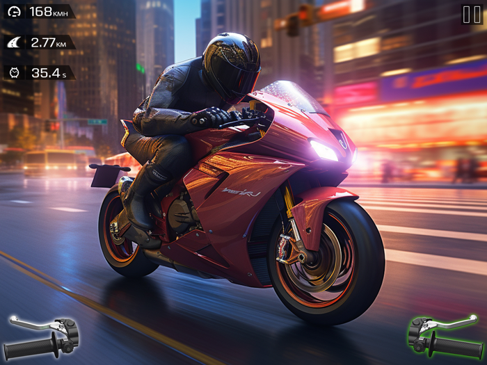 Bike Racing Motorcycle Stunt