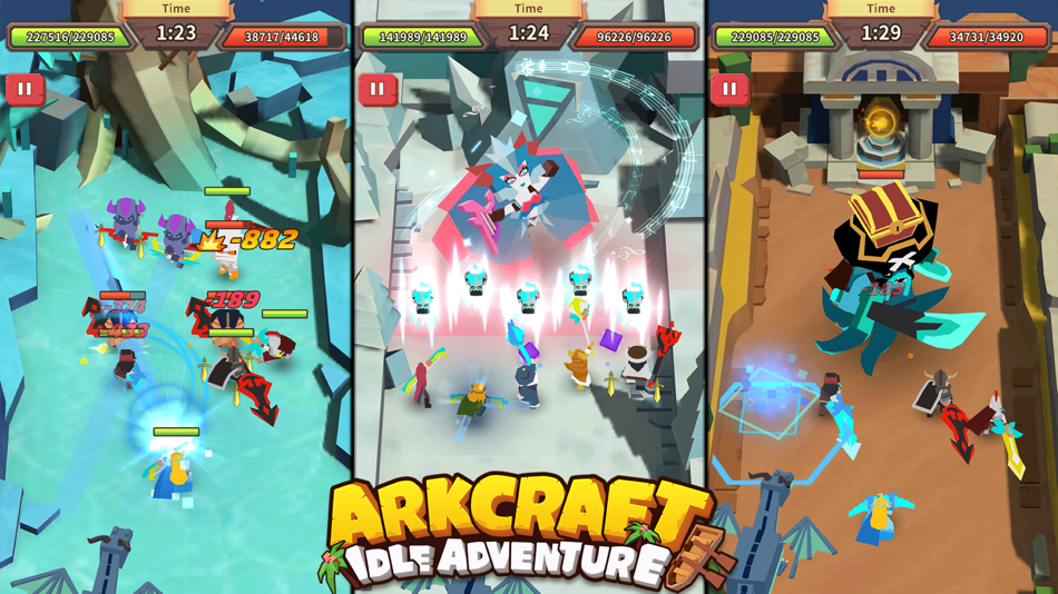 #6. Arkcraft - Idle Adventure (iOS) Podle: Yunbu