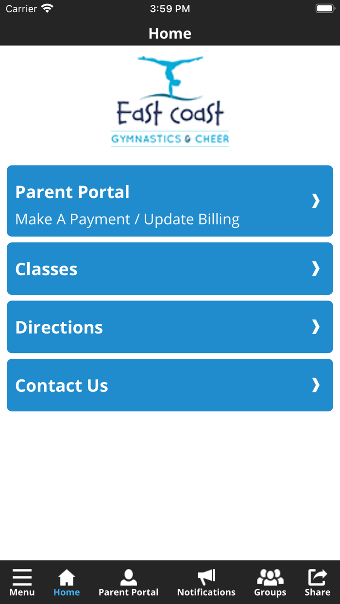 East Coast Gymnastics and Cheer