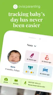 ovia parenting & baby tracker iphone screenshot 1
